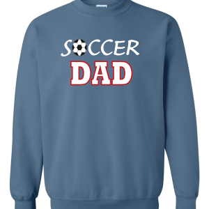 Chandail col rond Gildan SOCCER DAD