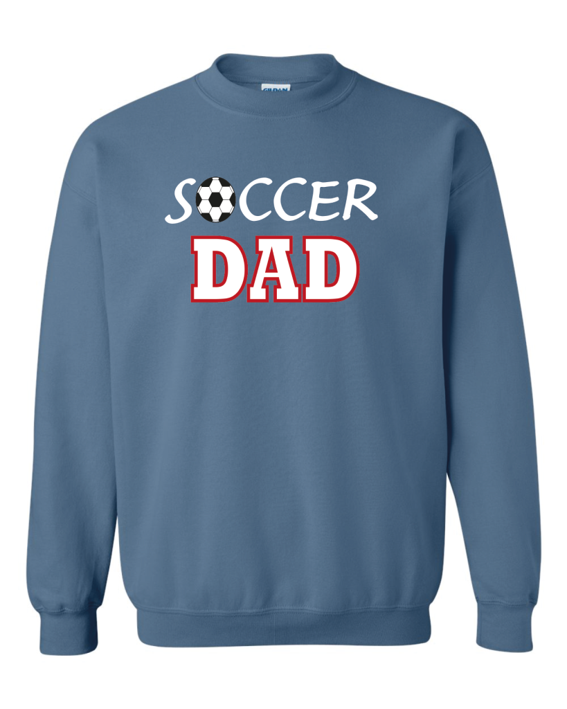 Chandail col rond Gildan SOCCER DAD